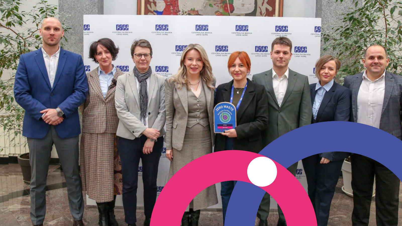 Central Bank of Montenegro Receives Zero Waste Business Certification